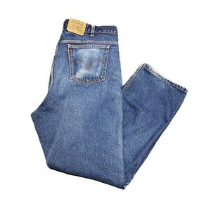 Vintage Levi’s Orange Tab Medium Wash Denim Jeans Mens Size W34xL28 Faded Read